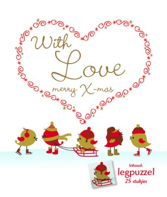 Amazing Greets Witte Kerst Zadengroet Amazing Greets With Love  (TP700698)