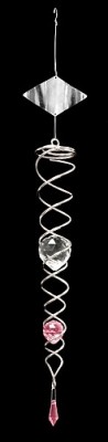Najaarsbollen Windspinners Spiralen Spiraal Crystal Twister 8068-5 lilarose  (H1123)