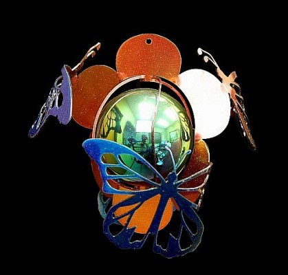 Meststoffen Windspinners Windspinner accessoires Accessoires Gazing Ornaments Butterfly 1540  (H1126)