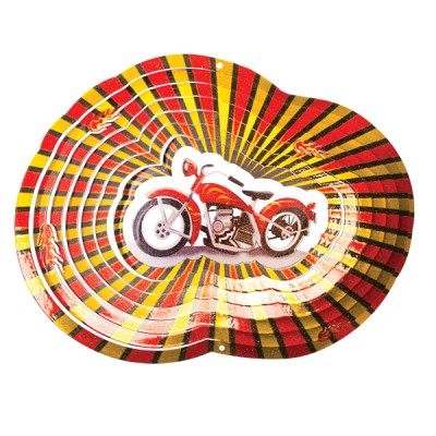 Najaarsbollen Windspinners Designer spinners Designer Motorcycle 25 cm  (ISD275-10)