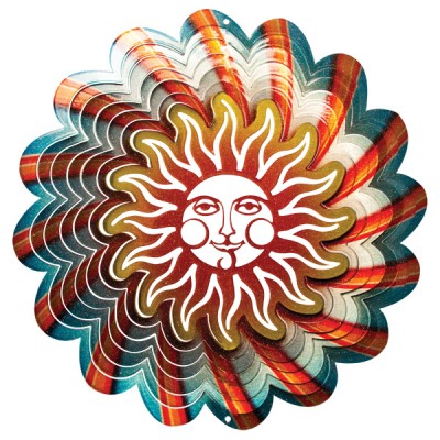 Najaarsbollen Windspinners Windspinners groot Designer Sun Blue 25 cm  (ISD315-10)