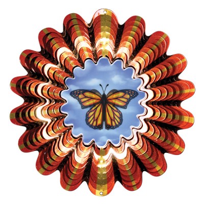 Najaarsbollen Windspinners Windspinners groot Designer Animated Butterfly 25 cm  (ISDA120-10)