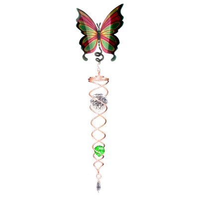 Najaarsbollen Windspinners Spiralen Designer CT Butterfly groen  (ISTWC120-4)
