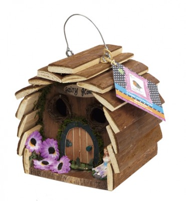 Nestkast Buzzy Birds krijt Roze Dieren in de tuin Nestkasten en vogelhuisjes Fairy House nestkast Fee  (TP889292)