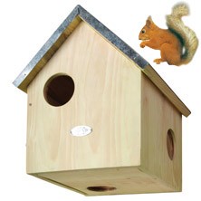 Nestkast Buzzy Birds krijt Roze Dieren in de tuin Nestkasten en vogelhuisjes Eekhoornhuis  (WA10)