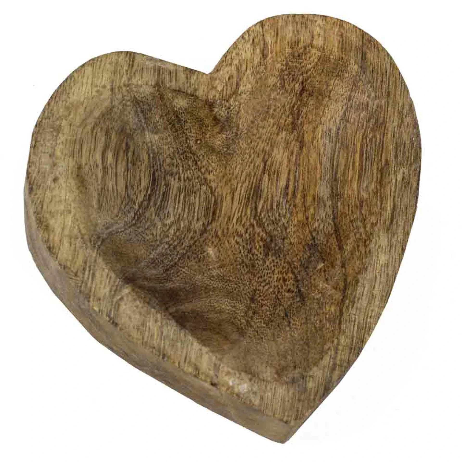 Houten schaaltje in hartvorm 10,5 x 10 x 2,5