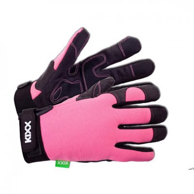 Kixx Handschoenen Rocky mt 7 roze-zwart