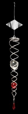 Spiraal Crystal Twister 8068-7 rood