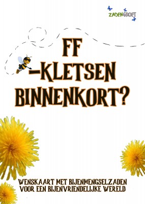 Bij-kletsen met bijenbloemen