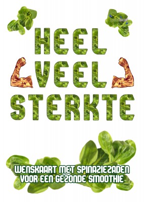 Heel veel sterkte + spinaziezaden