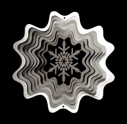 Kerst Snowflake-klein-zilver