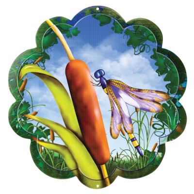 Animated Dragonfly disc 15 cm