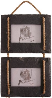 Leisteen fotolijstje dubbel
