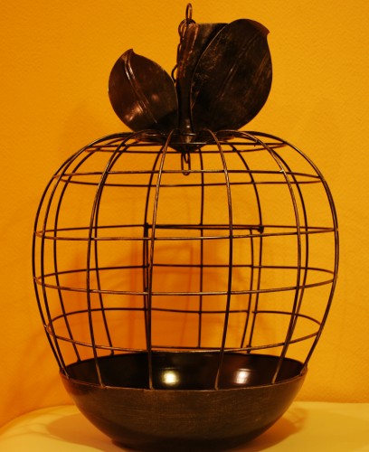 Draadfiguur appel groot