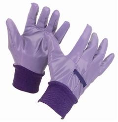Dames tuinhandschoenen waterresistent paars