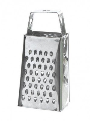 Rasp metaal zilver 7,5x3,5x2,5