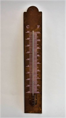 Thermometer geroest metaal L